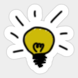 Light Bulb Sticker